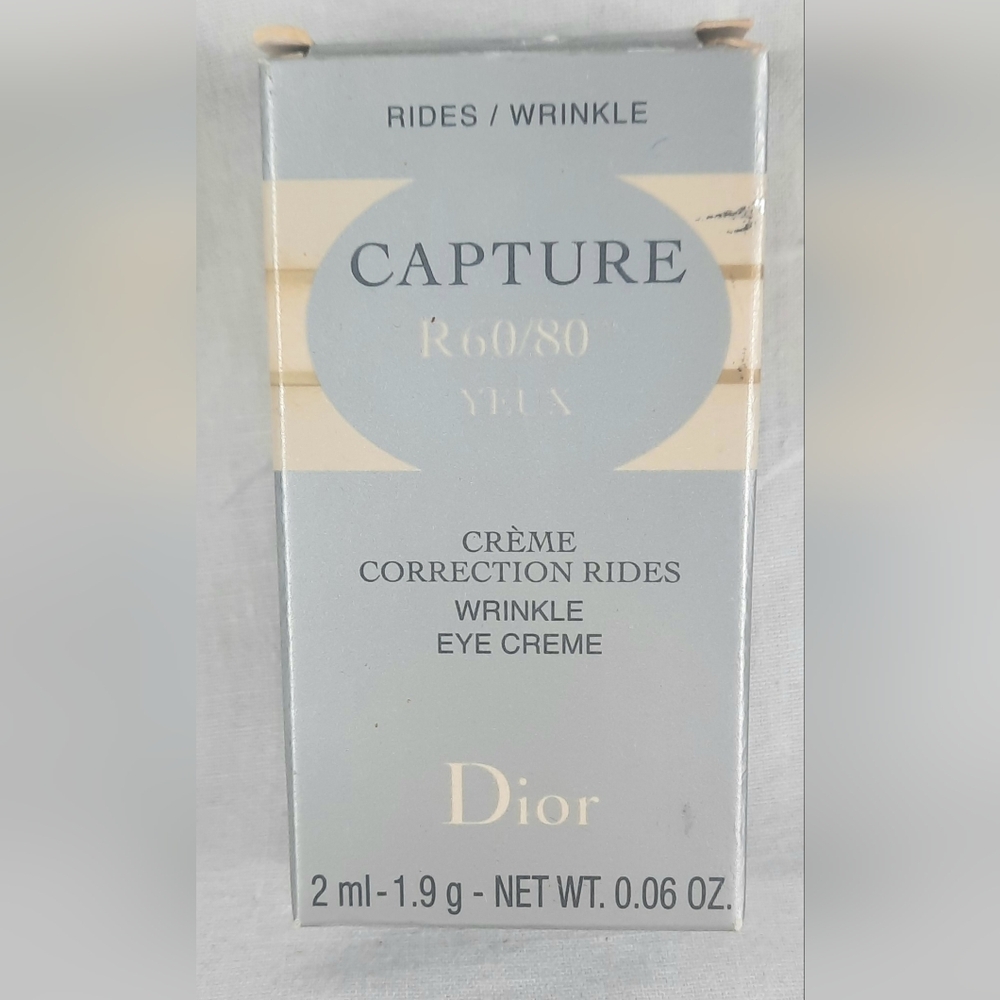 Christian Dior Capture R60/80 Yeux Creme Correction Rides Wrinkle Eye Creme 2ml